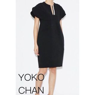 バーニーズニューヨーク(BARNEYS NEW YORK)の☆新品未使用☆【YOKO CHAN】パールドレス(ひざ丈ワンピース)