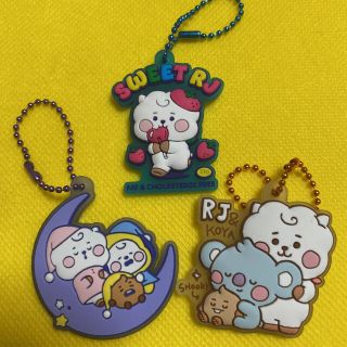 ボウダンショウネンダン(防弾少年団(BTS))のBTS  bt21  ラバーマスコット  グミ  RJ 全3種(キャラクターグッズ)