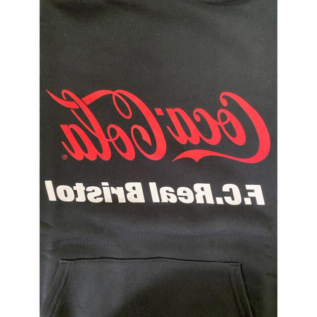 FCRB COCA-COLA MIRROR LOGO HOODIE グレイ M