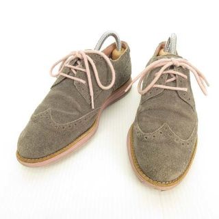 コールハーン(Cole Haan)のコールハーン ルナグランド ウィングチップ シューズ スニーカー 6 B グレー(スニーカー)