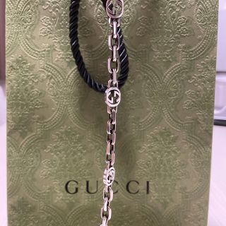 グッチ(Gucci)のグッチ　インターロッキングG シルバー ブレスレット　16(ブレスレット/バングル)