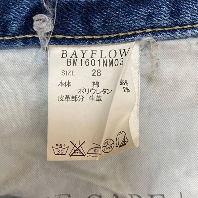 BAYFLOW(ベイフロー)のBAYFLOW ベイフロー BM1601NM03 ダメージ加工 ストレッチ メンズのパンツ(デニム/ジーンズ)の商品写真