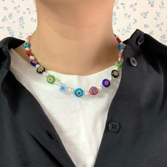 TOGA(トーガ)のSALE❁original beads necklace15 パール ハンドメイドのアクセサリー(ネックレス)の商品写真