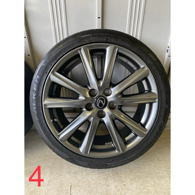 レクサス GS Fスポーツ 純正 19インチ アルミホイール - タイヤ、ホイール レクサス GS Fスポーツ 純正 19インチ アルミホイール - タイヤ、ホイール