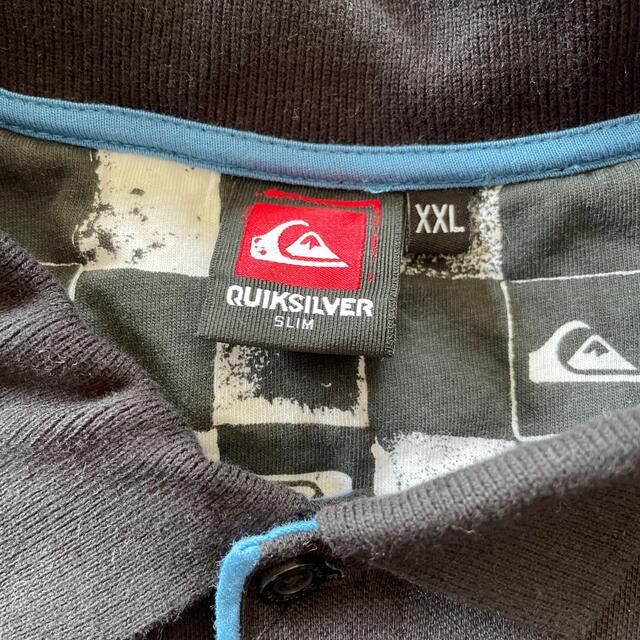 QUIKSILVER(クイックシルバー)のクイックシルバー 半袖 ポロシャツ ブラック XXL サーフィン サーフ系 メンズのトップス(ポロシャツ)の商品写真