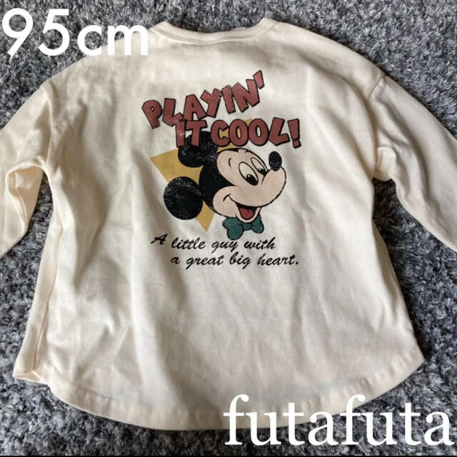 futafuta(フタフタ)のfutafuta フタフタ　ミッキーバックプリントＴ　95cm キッズ/ベビー/マタニティのキッズ服男の子用(90cm~)(Tシャツ/カットソー)の商品写真