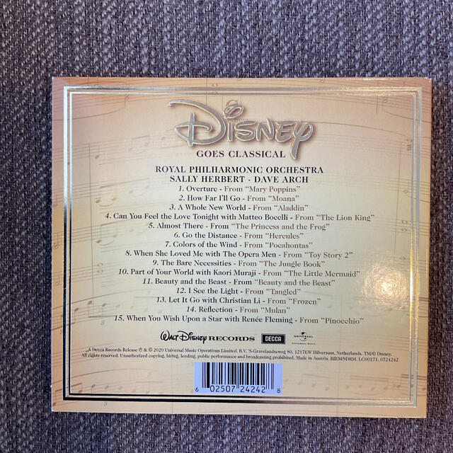 Disney(ディズニー)のDisney goes classical CD エンタメ/ホビーのCD(クラシック)の商品写真