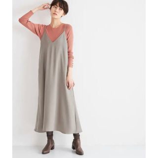 プラステ(PLST)の人気完売品【PLST】プラステ ヘムフレアキャミワンピース(ロングワンピース/マキシワンピース)