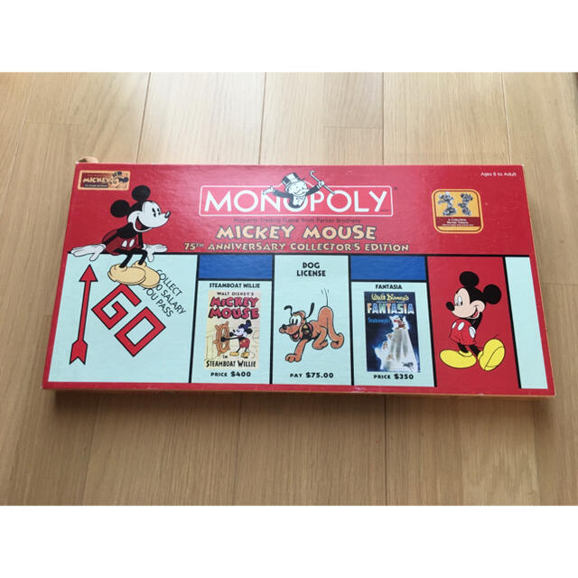 Disney(ディズニー)のmonopoly ディズニー75周年記念版 エンタメ/ホビーのテーブルゲーム/ホビー(人生ゲーム)の商品写真