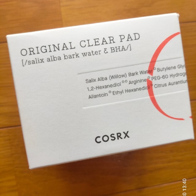 未使用　COSRX original clear pad コスメ/美容のスキンケア/基礎化粧品(化粧水/ローション)の商品写真