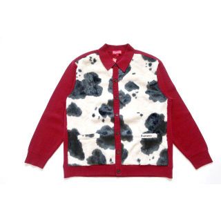 L)Supreme Cow Print Cardiganカウプリントカーディガントップス