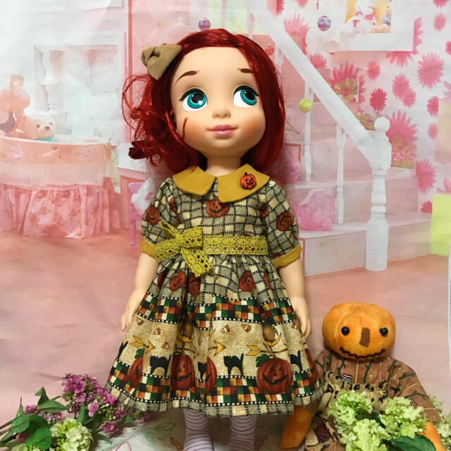 No.103　ハンドメイド　リカちゃんの服ハロウィンワンピース