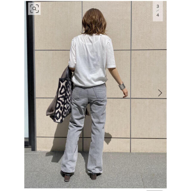 L'Appartement DEUXIEME CLASSE(アパルトモンドゥーズィエムクラス)の美品 L'Appartement Grey DENIM 27 レディースのパンツ(デニム/ジーンズ)の商品写真