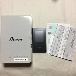 エヌイーシー(NEC)の中古 MR04LN モバイルルーター  本体のみ  SIMフリー(PC周辺機器)