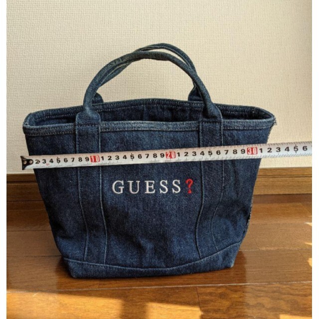 GUESS デニム　キルティング　トートバッグ