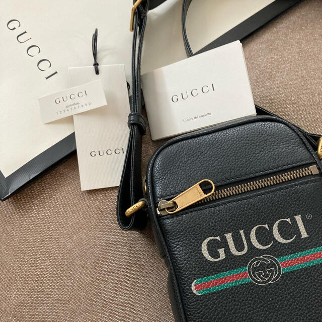 一番の - Gucci 最終値下げ レザーショルダーバッグ グッチ GUCCI