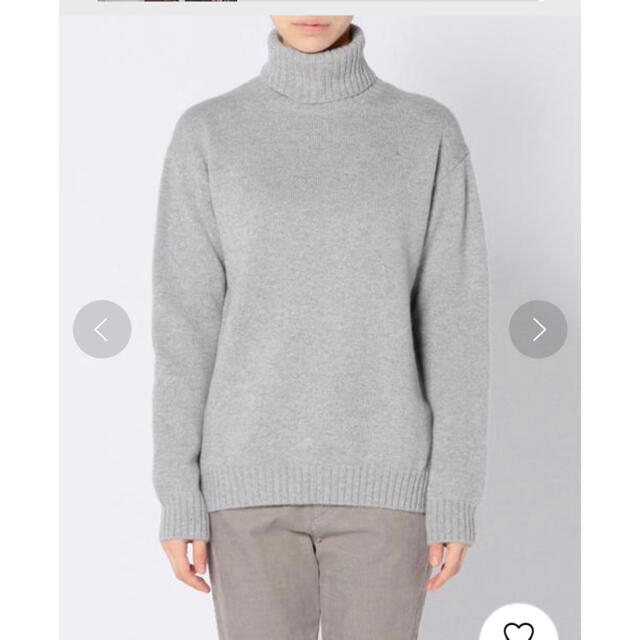 美品 Drawer ドゥロワー 2018AW 7G カシミヤタートル サイズ1