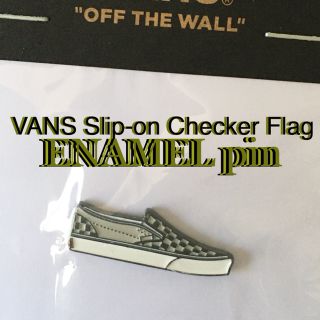 ヴァンズ(VANS)のVANS バンズ　US限定　エナメルピンバッチ　チェッカースリッポン(スケートボード)