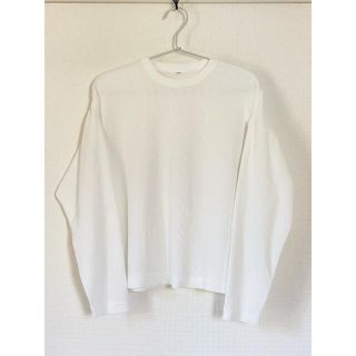 ムジルシリョウヒン(MUJI (無印良品))の【無印良品】MUJI labo ワッフル編み長袖Tシャツ(Tシャツ/カットソー(七分/長袖))