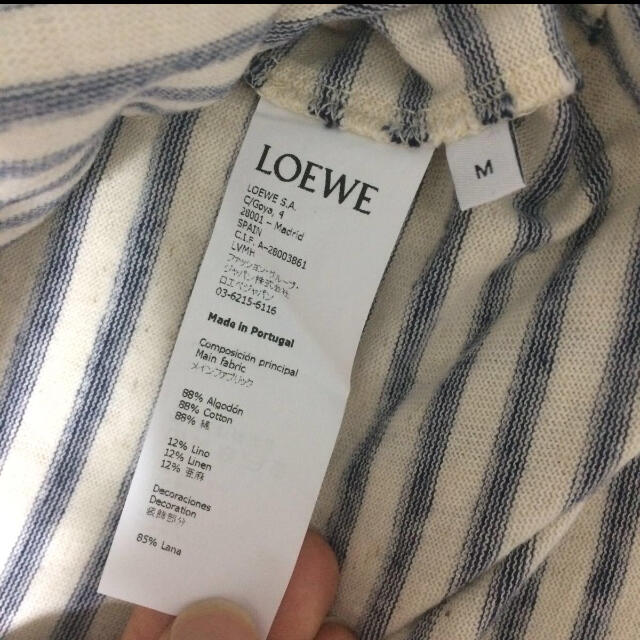 LOEWE(ロエベ)の[美品] ロエベ LOEWE Paula’s ボーダーカットソー Mサイズ メンズのトップス(Tシャツ/カットソー(半袖/袖なし))の商品写真