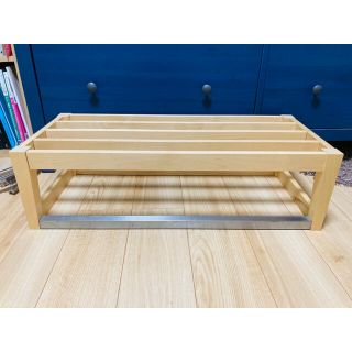 イケア(IKEA)の希少【廃盤品】IKEAイケア★北欧TJUSIG 靴収納付き(棚/ラック/タンス)