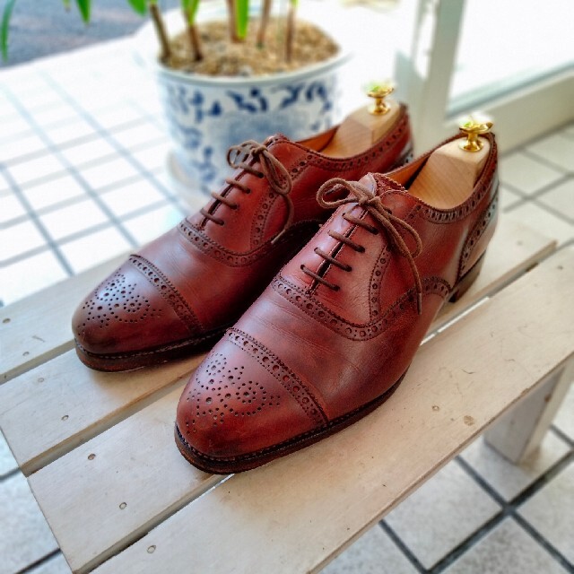 EDWARD GREEN(エドワードグリーン)の極希少美品 旧工場製 エドワードグリーン カドガン #33 メンズの靴/シューズ(ドレス/ビジネス)の商品写真