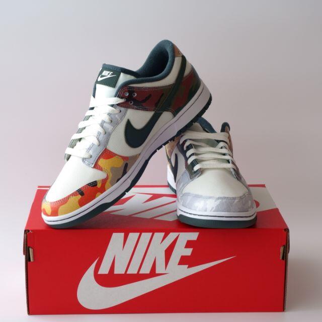 NIKE DUNK LOW Sail Multi-Camo 27.0cm