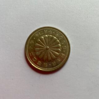 御在位二十年　日本国　500円硬貨(貨幣)