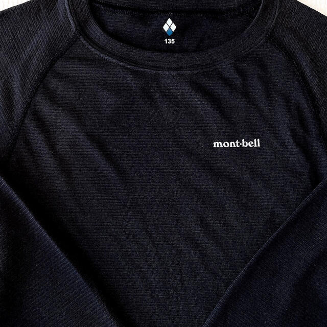 mont bell(モンベル)の【美品】★モンベル★Montbell★長袖Tシャツ★135 キッズ/ベビー/マタニティのキッズ服男の子用(90cm~)(Tシャツ/カットソー)の商品写真