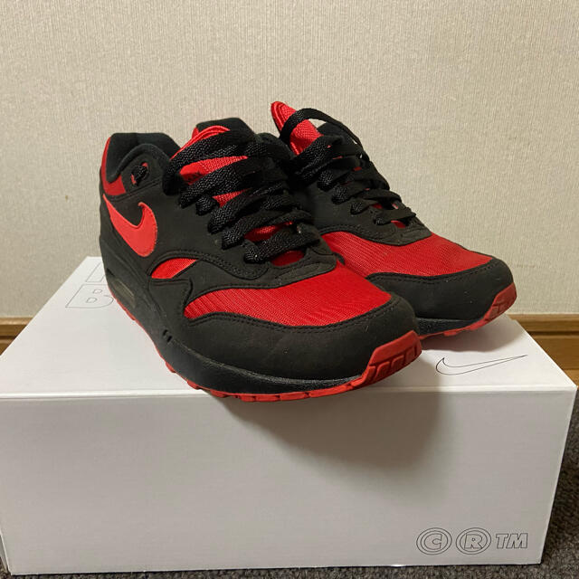 NIKE(ナイキ)の(最終値下げ)NIKE AIR MAX1 BY YOU bred メンズの靴/シューズ(スニーカー)の商品写真