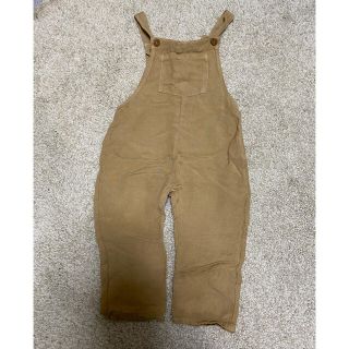 ザラキッズ(ZARA KIDS)のZARA Baby Boy オーバーオール　サロペット  ベージュ(パンツ/スパッツ)