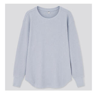 ユニクロ(UNIQLO)のワッフルクルーネックT(Tシャツ(長袖/七分))