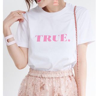 チェスティ(Chesty)のオブリ　OBLI Tシャツ　ピンク　ロゴ　TRUE(Tシャツ(半袖/袖なし))