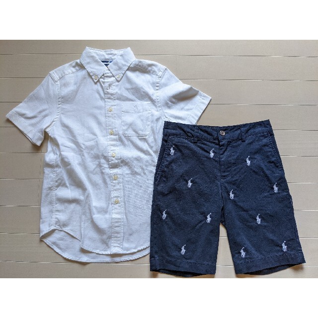 Ralph Lauren(ラルフローレン)のラルフローレン★ハーフパンツ 140★超美品N キッズ/ベビー/マタニティのキッズ服男の子用(90cm~)(ブラウス)の商品写真