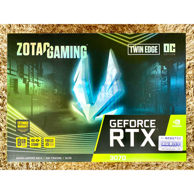 【新品・未開封】最終値下げ RTX 3070 Twin Edge OC LHR8GBGDDR6出力