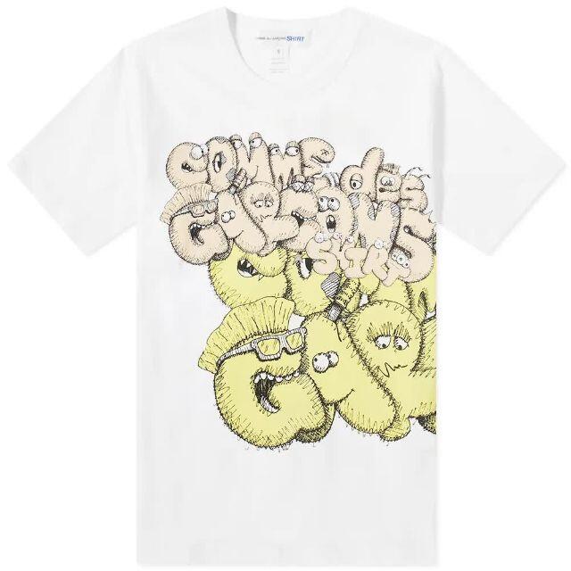 COMME DES GARCONS SHIRT X KAWS PRINT TEE