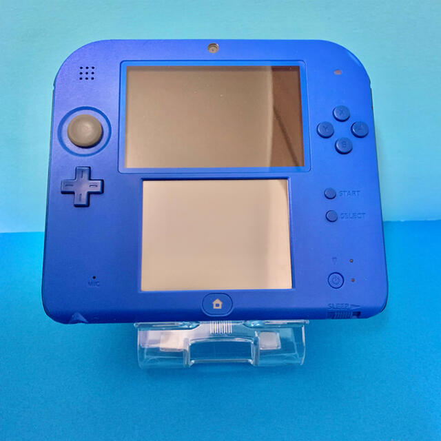 ニンテンドー2DS(ニンテンドー2DS)のニンテンドー2DS 本体　マリオカート7 セット　タッチペン　充電器付き　3DS エンタメ/ホビーのゲームソフト/ゲーム機本体(携帯用ゲーム機本体)の商品写真