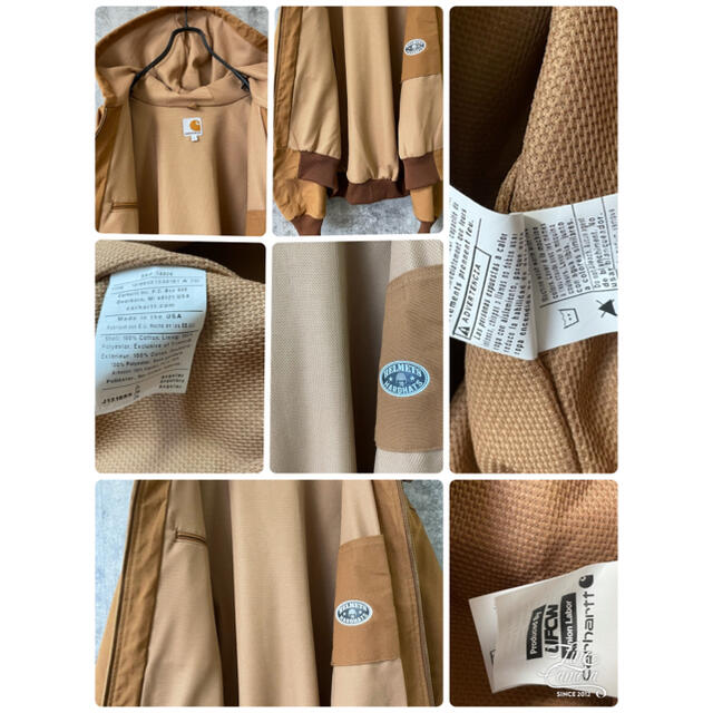 大人の余裕と品格 carhartt サーマルライナー フードジャケット