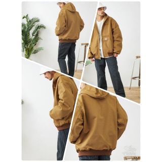 大人の余裕と品格 carhartt サーマルライナー フードジャケット