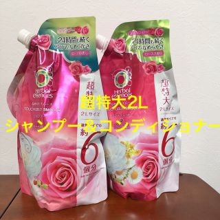 ピーアンドジー(P&G)のP&G ハーバルエッセンス シャンプー&コンディショナーセット　超特大2Lサイズ(シャンプー/コンディショナーセット)