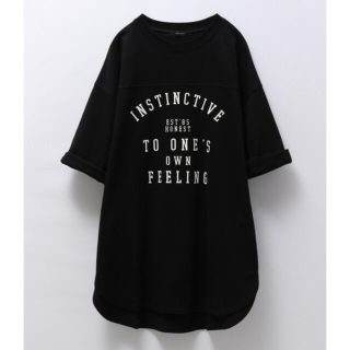 ジーナシス(JEANASIS)のフットボールロゴBIGTEE/216225(Tシャツ(長袖/七分))