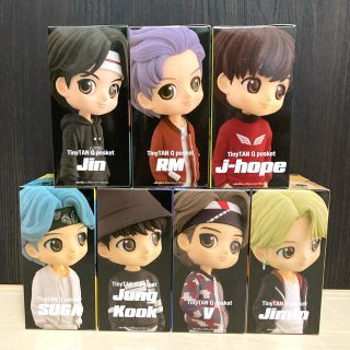 BTS TinyTAN Q posket フィギュア Ａカラー 全7種セット