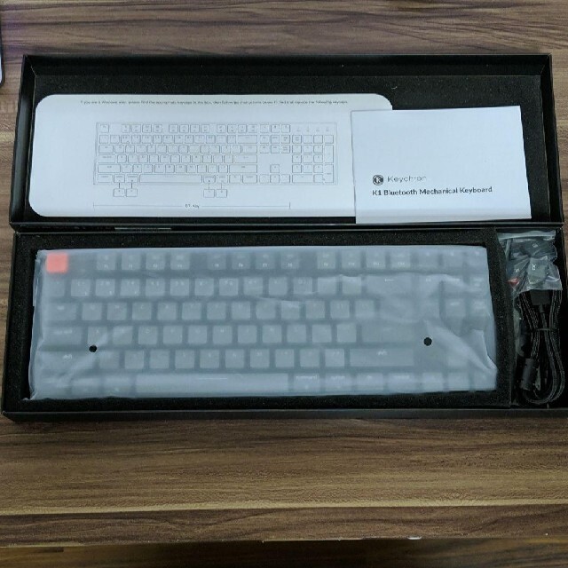 Keychron K1 Ver4 US 赤軸 WhitePC/タブレット