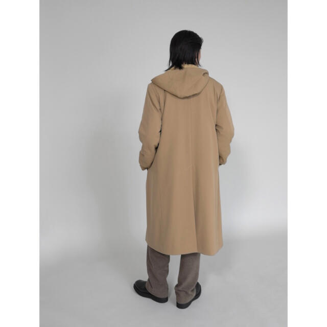 LIGHT WOOL MAX GABARDINE HOODEDLINERCOAT