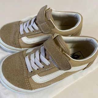 vans 17センチ　ベージュ(スニーカー)