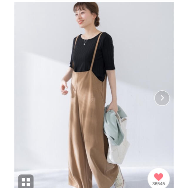 URBAN RESEARCH(アーバンリサーチ)のURABAN RESEARCH Sonny Label サス付きサロペット レディースのパンツ(サロペット/オーバーオール)の商品写真