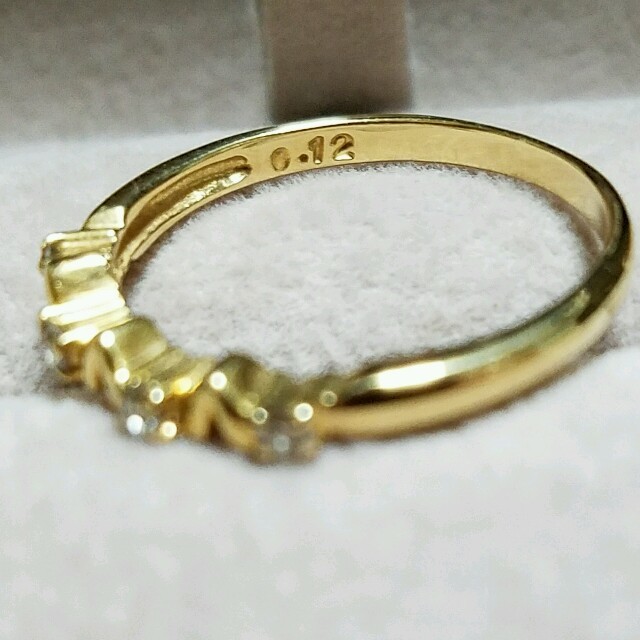 はるりさま専用☆012ctダイヤリング レディースのアクセサリー(リング(指輪))の商品写真