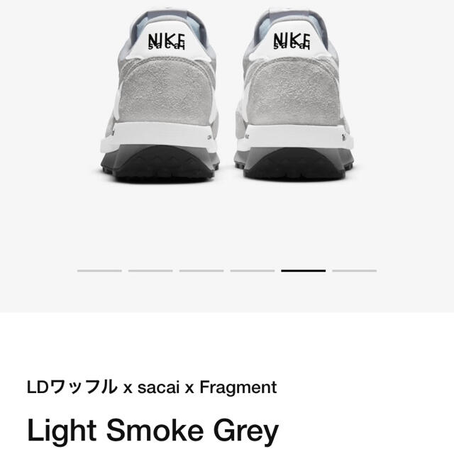 【しているた】 NIKE - ナイキ NIKE ナイキ LDワッフル × sacai × Fragment の通販 by ふーさん's shop|ナイキならラクマ メンズ