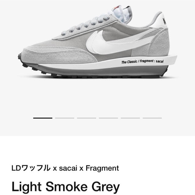 【しているた】 NIKE - ナイキ NIKE ナイキ LDワッフル × sacai × Fragment の通販 by ふーさん's shop|ナイキならラクマ メンズ