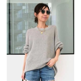 アパルトモンドゥーズィエムクラス(L'Appartement DEUXIEME CLASSE)の新品☆アパルトモン Linen Boys Knit (ニット/セーター)